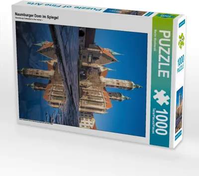 Produktbild von CALVENDO Puzzle Naumburger Dom im Spiegel | 1000 Teile Lege-Größe 64x48cm Foto-Puzzle für glückliche Stunden