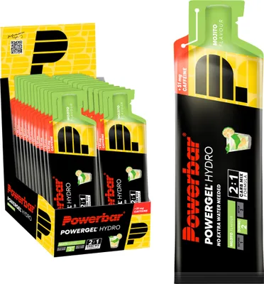 Produktbild von POWERBAR PowerGel Hydro Mojito High Carb Energie Gel Natrium Koffein 24x 67 ml