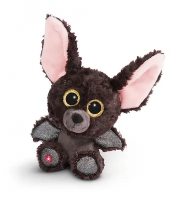 Produktbild von NICI Glubschis Plüschtier Fledermaus Baako, Schlenker, Plüsch, Polyester, Grau, 15 cm, 45552