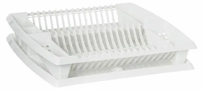 Obrázok produktu pre plast team 13480800 plast team kôš na odkvapkávanie riadu s podnosom, biely