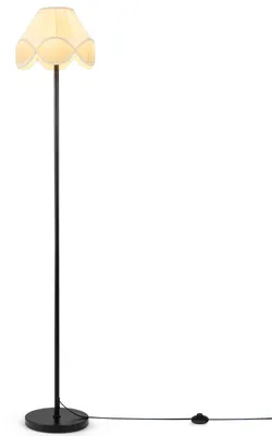 Produktbild von COSTWAY Stehlampe 25x159cm, Stehleuchte modern mit Stoff-Lampenschirm