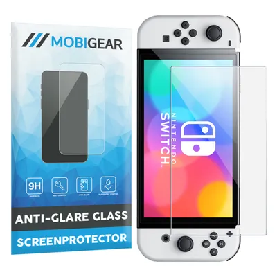 Produktbild von Mobigear  Nintendo Switch OLED Panzerglas Gehärtetes Glas Displayschutz - Hüllenfreundlich