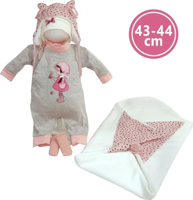 Immagine prodotto di Costume da bambola Llorens M844-60 per bambola neonata taglia 43-44 cm