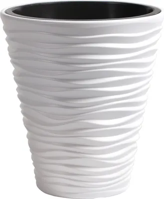 Produktbild von Prosperplast Pflanztopf Sanddunen - Kunststoff - weis - D30 cm