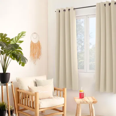Immagine prodotto di Tenda oscurante monocolore con 8 occhielli