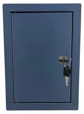 Produktbild von Kimi Revisionstür Metall Anthrazit mit Schlüssel 20x30
