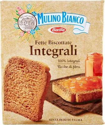 Produktbild von Mulino Bianco Fette Biscottate Volkoren 315 g Vollkorn Zwieback aus italien