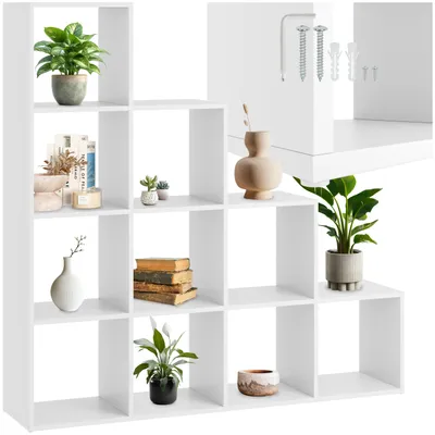 Produktbild von tectake® Bücherregal Talisa 130 x 29 cm x 130 cm