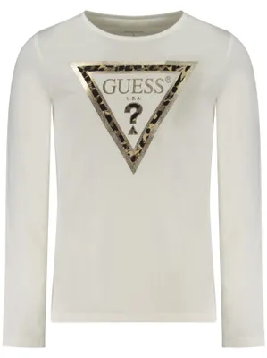 Produktbild von Stylisches Weißes Langarmshirt für Mädchen mit Rundhalsausschnitt