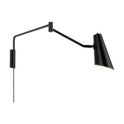 Produktbild von Wandleuchten Wandlampe LED Wandbeleuchtung Leselampe Wand Nachttischlampe Wohnzimmer Metall Schlafzimmer Noa schwarz