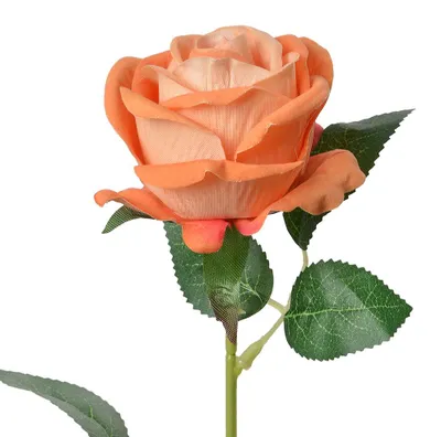 Obrázek produktu pro Clayre & Eef Umělé květiny Rose 50 cm oranžová plastová