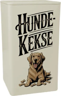 Produktbild von Hundekekse Vintage VorratsDose 900ml für deinen Vierbeiner