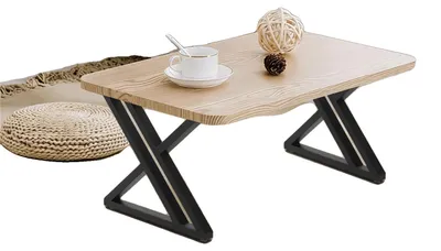 Produktbild von Möbelbeine, langlebige Stahlkonstruktion, modernes Industriedesign, schwarz