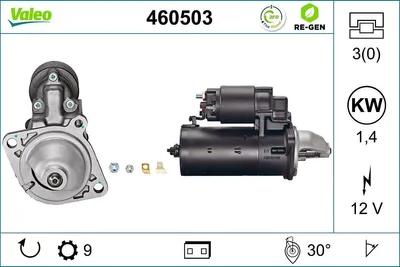 Produktbild von VALEO 460503 Starter Anlasser 1,4kW für BMW 3 Limousine (E46) 12V