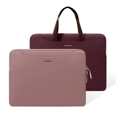Produktbild von TomToc Light-A21 Laptop-Handtasche für 13-14 Zoll Slim Laptop/Tablet Himbeere