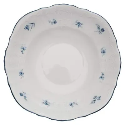 Produktbild von Thun 1794 Kompottschale, 25 cm, tschechisches Porzellan, Bernadotte, blaue Rosen, Thun