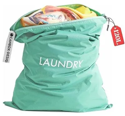 Zdjęcie produktu dla Worek na pranie 120 l nylonowy wodoodporny zamek błyskawiczny