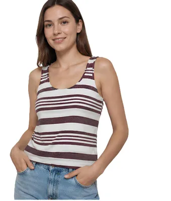 Produktbild von Damen-Top Ichi Gestreift Baumwolle S