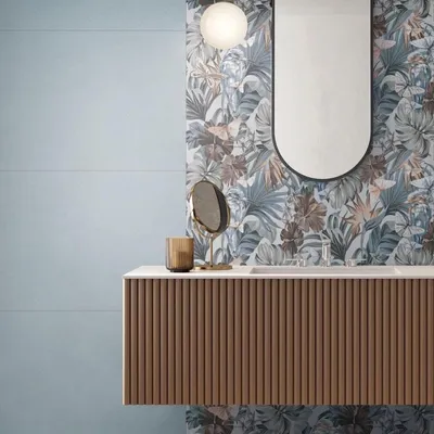 Imagen del producto de CASA39. Gres porcelánico con diseño floral. 60x120 cm. Gardenia Ariana Floralia
