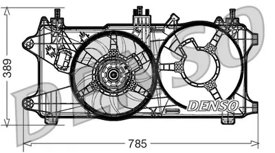 Produktbild von Denso Lüfter, Motorkühlung  DER09084