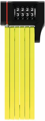 Obrázok produktu pre ABUS uGrip BORDO 5700 Combo, Skladací zámok, Limetka, Oceľ, 4-miestna kombinácia, Kľúč, 800 mm, 830 g