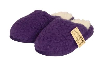 Produktbild von Wellness-Pantoffel Wolle lila lila