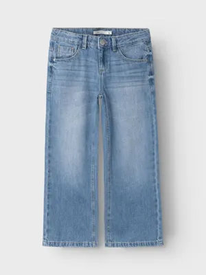 Produktbild von Name it-NKFROSE WIDE JEANS 5529-BE NOOS-Medium Blue Denim 122