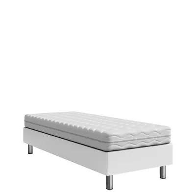 Obrázek produktu pro Čalouněná jednolůžková postel 80x200 NECHLIN 2 - bílá