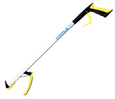 Imagen del producto de Ayuda para el agarre, 82 cm de longitud, con mango ergonómico, ideal para personas mayores. Pinza de agarre para alcanzar objetos difíciles