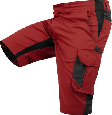 Produktbild von Qualitex Shorts "iND" grau/rot 60