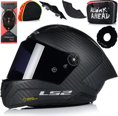 Image de LS2 FF805 Thunder GP Aero Carbon casque, carbon matt, L (59/60)