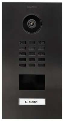 Produktbild von DoorBird D2101V, 720p, 140°, 100°, 10 m, IR, Schwarz