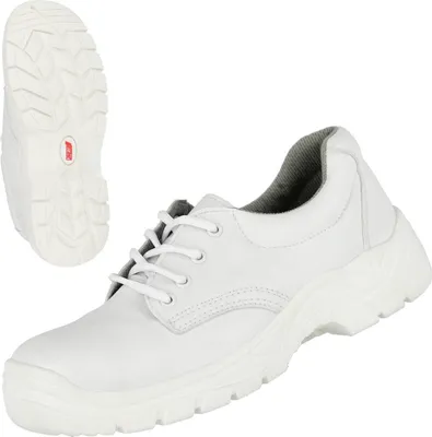 Produktbild von S2 Sicherheitshalbschuhe Nitras Clean Step - Gr. 46 - Kunstleder - weiß