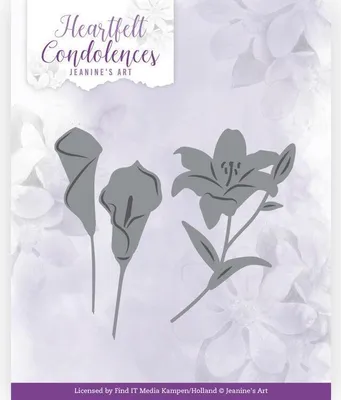Produktbild von Stanzschablone - Jeanines Art - Heartfelt Condolences - Lillie