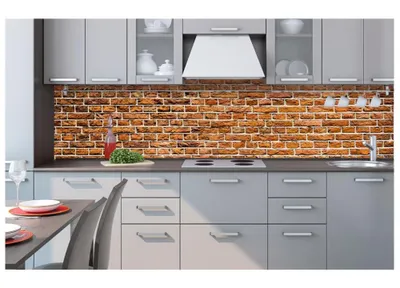 Zdjęcie produktu dla Dimex fototapeta do kuchni KI-260-087 Cegły 60 x 260 cm
