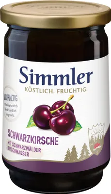 Produktbild von Simmler Schwarzkirsch-Konf. Ex.m.KW. 450g