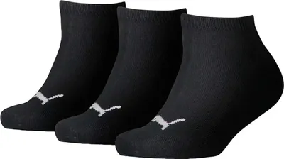 Produktbild von Puma - Kids Invisible 3P - Schwarze Socken Kinder