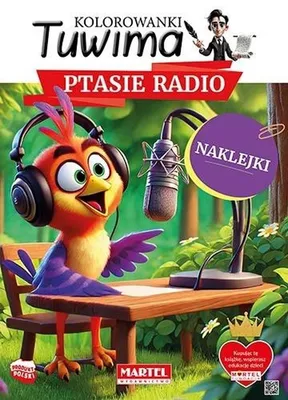 Image de Kolorowanka dla dzieci Ptasie Radio z naklejkami Tuwima
