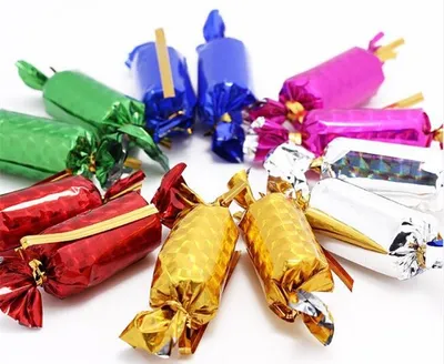Produktbild von Bunte Bonbons für die Weihnachtsdekoration