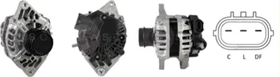 Produktbild von CASCO CAL32161GS Lichtmaschine Generator LiMa 90A 12V für HYUNDAI i20 (PB, PBT) für KIA CEE'D (JD)