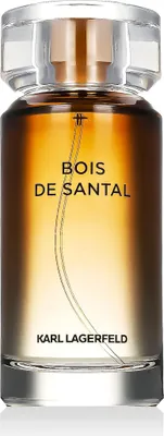 A product shot of a bottle of Karl Lagerfeld Bois de Santal EDT.