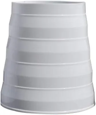 Productafbeelding van Ventilatie Pijp Reducer - Kanaal Connector Adapter - Ventilatie Systemen - Universele Diameter Verloop - 15-18 cm - Wit