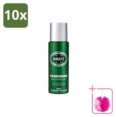 Obrázek produktu pro 10 kusů deodorantu Brut Original ve spreji - 200 ml - balení po 10 kusů