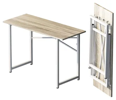 Produktbild von Klappbares Büro 120 cm - Platzsparend - Keine Montage - Gamingtisch - Schreibtisch