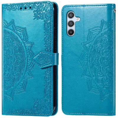 Obrázok produktu pre imoshion Mandala knižnica pre Samsung Galaxy A56 - tyrkysová