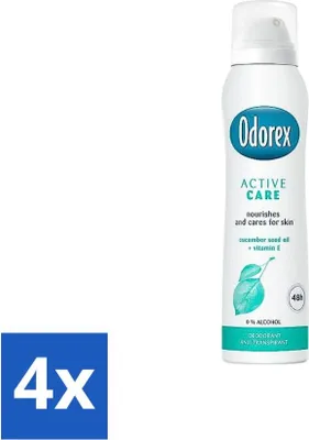 Immagine prodotto di Odorex Deodorante Spray Active Care 150 ml - Confezione risparmio - 4 pezzi