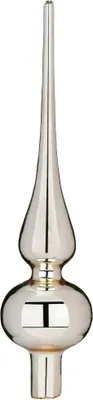 Produktbild von Christbaumspitze 26cm Silber Glanz