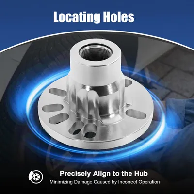 Produktbild von Hydraulischer Radlagerabzieher - Abziehersatz 10 t - Für 4/5-Loch-Naben - 96–125 mm Lochkreis - Kohlenstoffstahl