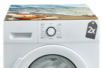 Produktbild von Waschmaschinenauflagen 2 Stk. Maritim 60 cm Textil-Finish waschbar