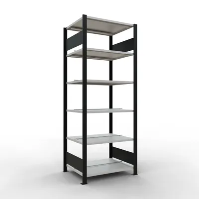 Produktbild von Büroregal Stecksystem Grundregal - 2000x750x600 mm, Typ 150 kg